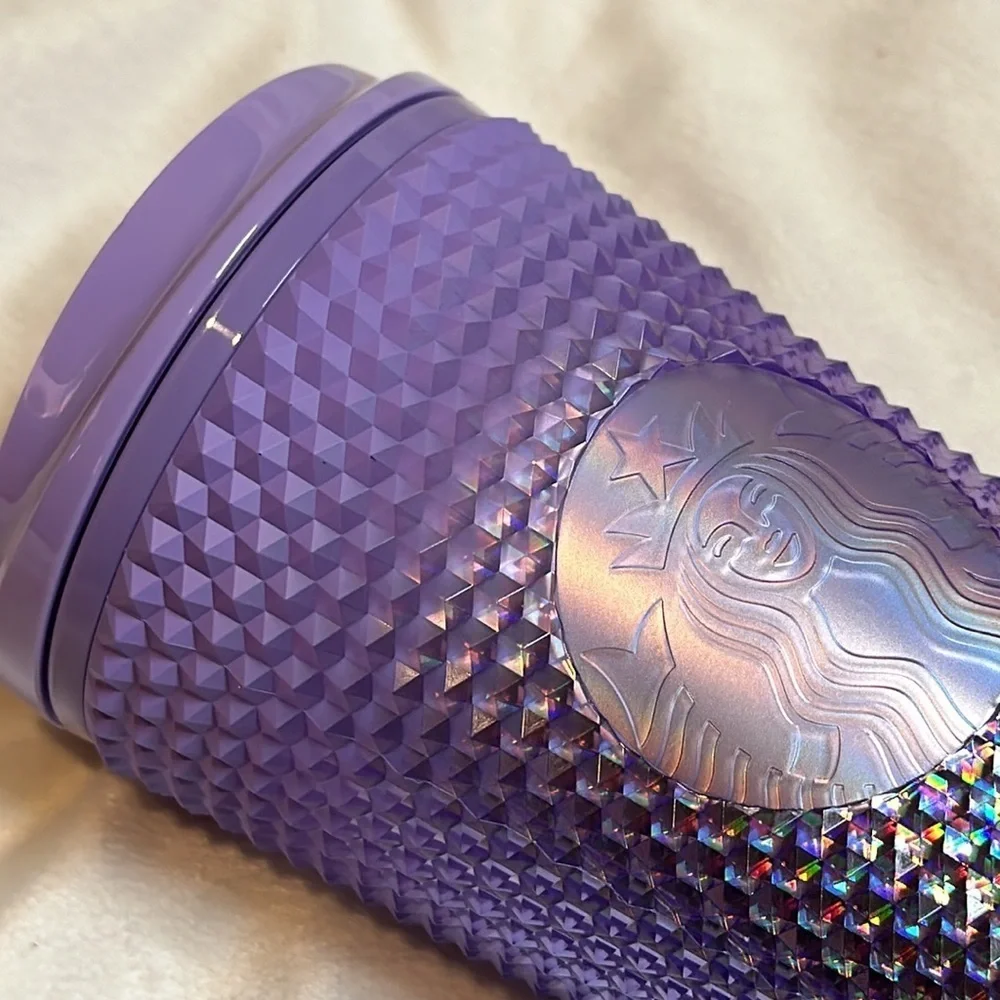 Starbucks 2023 Lilac Purple Gradient Studded Sip Top Grande Tumbler